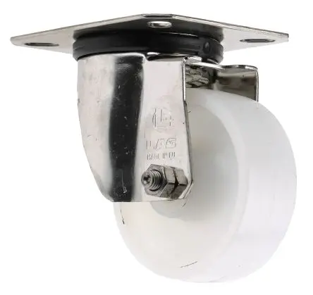 Produktfoto 1 von LAG Drehbar Rolle, Rad ø 80 mm, 150 kg, Ges H. 106 mm, Rad B. 30 mm