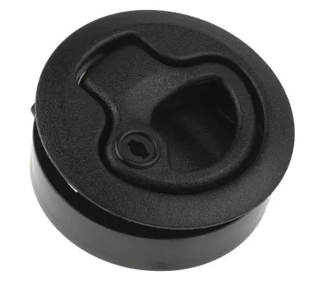 Produktfoto 1 von Southco, Schwarz Verriegelung aus Kunststoff, Mit Schlüssel, entsperrbar mit Schlüssel 50 mm