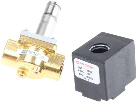 Produktfoto 1 von Norgren 2/2 Öffner V05 Pneumatisches Magnetventil G, Magnet/Feder-betätigt 24V dc
