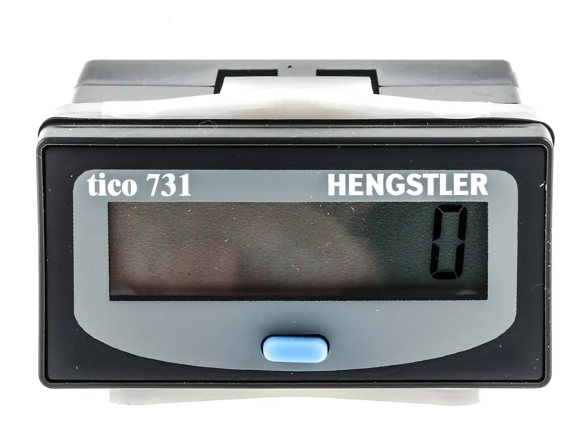 Produktfoto 1 von Hengstler TICO 731 LCD Zähler Manuell 8-stellig Impulse max. 20Hz 12 → 250 V ac/dc
