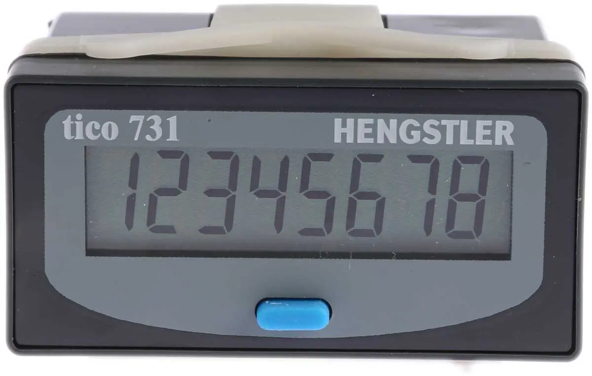 Produktfoto 1 von Hengstler TICO 731 LCD Zähler Manuell 8-stellig Impulse max. 7.5kHz