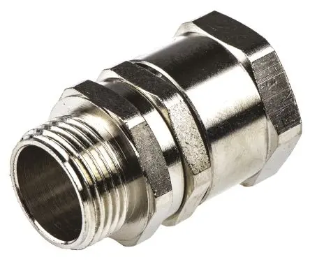 Produktfoto 1 von Adaptaflex SPB Messing Kabelrohr Befestigung Kabelrohr M20 20 mm Silber Nickel-Finish IP54