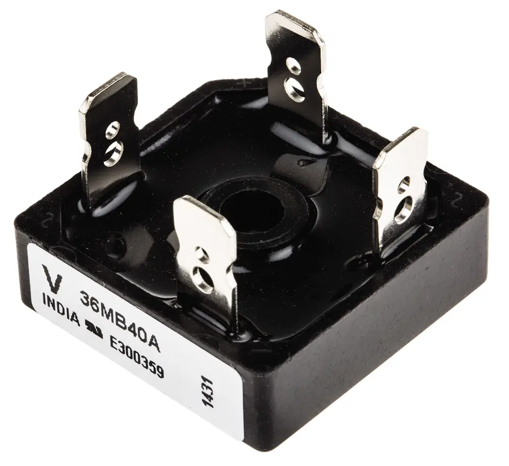 Vishay Brückengleichrichter 400 V 500 A Schraubanschlussklemme 1.14 V D-34 Einfach 4-Pin 10 μA
