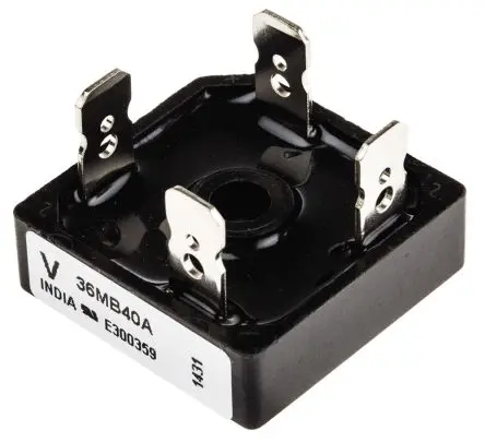 Produktfoto 1 von Vishay Brückengleichrichter 400 V 500 A Schraubanschlussklemme 1.14 V D-34 Einfach 4-Pin 10 μA