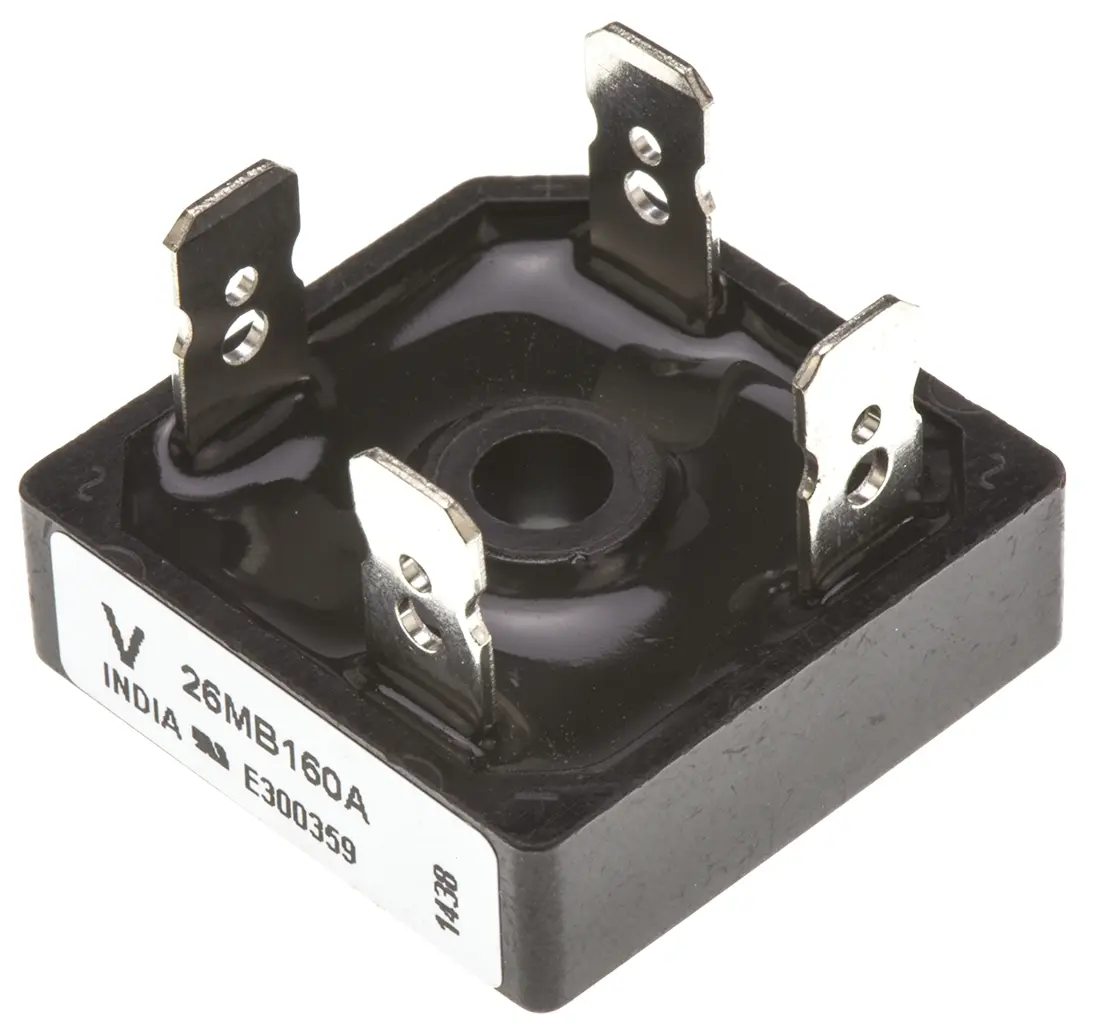 Produktfoto 1 von Vishay Brückengleichrichter 1600 V 420 A Schraubanschlussklemme 1.25 V D-34 Einfach 4-Pin 10 μA