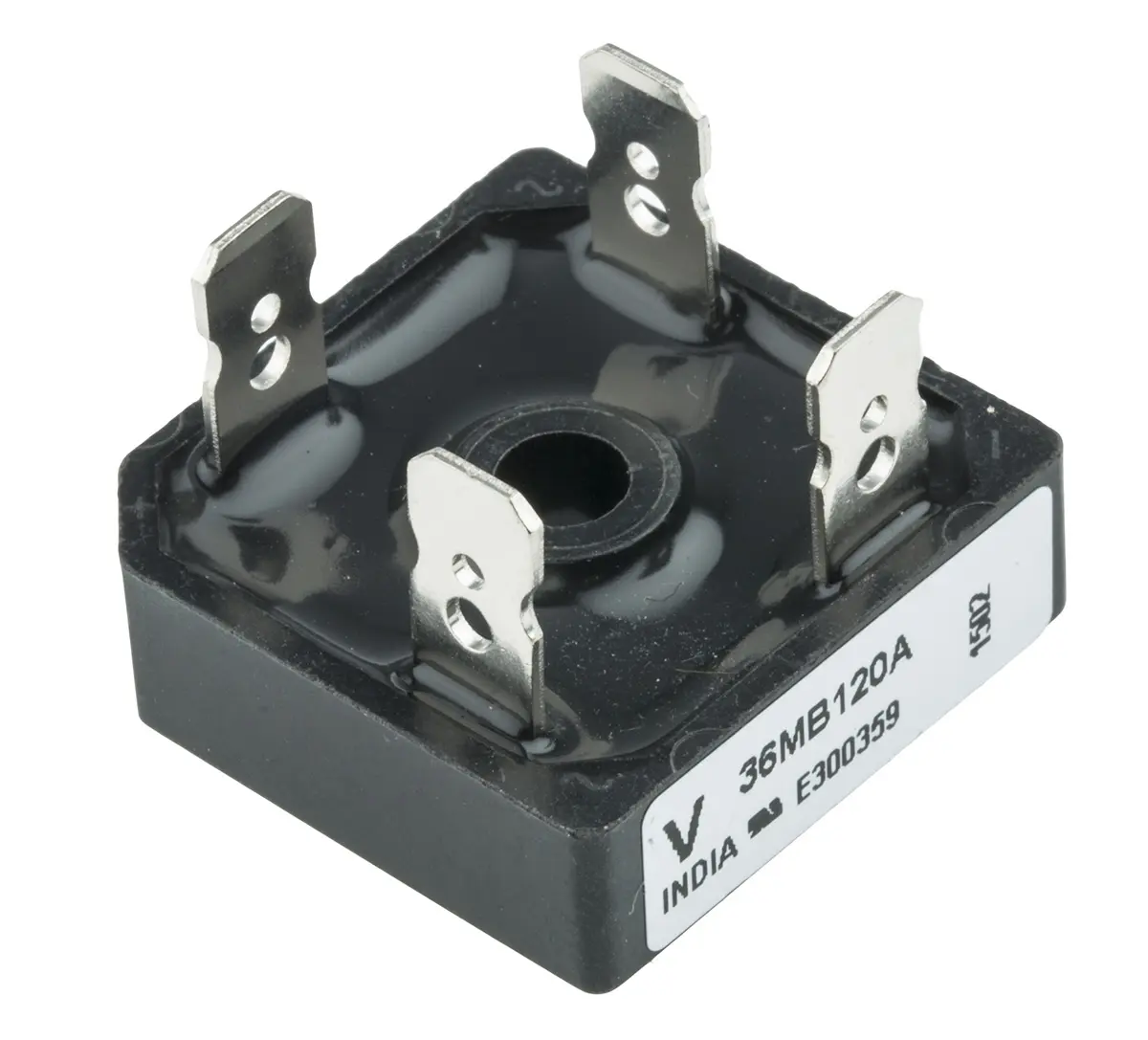 Produktfoto 1 von Vishay Brückengleichrichter 1200 V 500 A Schraubanschlussklemme 1.14 V D-34 Einfach 4-Pin 10 μA