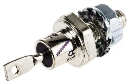 Produktfoto 1 von Vishay VS-16F Schraubanschlussklemme Diode Wechselnd Anoden-Bolzen, 800 V / 16 A, 2-Pin DO-203AA