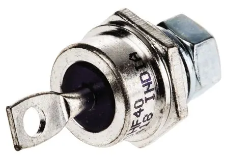 Produktfoto 1 von Vishay VS-70HF Schraubanschlussklemme Diode Wechselnd Kathoden-Bolzen, 400 V / 70 A, 2-Pin DO-203AB