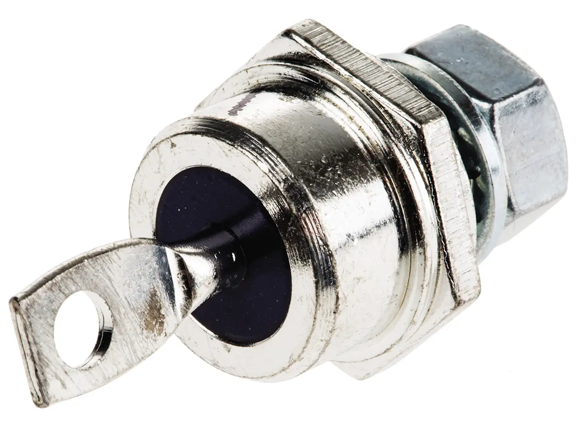 Produktfoto 1 von Vishay VS-70HF Schraubanschlussklemme Diode Wechselnd Kathoden-Bolzen, 1200 V / 70 A, 2-Pin DO-203AB