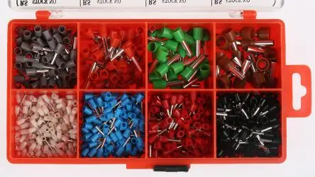 Produktfoto 1 von RS PRO Crimp Set Aderendhülse Französische Farbcodierung Zinn
