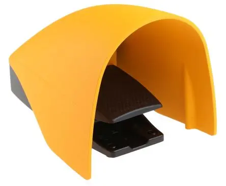 Produktfoto 1 von RS PRO Hohe Beanspruchung 6253 Fußschalter Tastend, 2-poliger Umschalter Aluminiumdruckguss, 21A 250 V ac, IP67