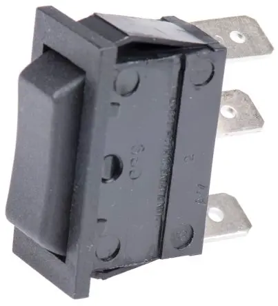 Produktfoto 1 von Arcolectric Panel Wippschalter 1-poliger Umschalter Ein-Neutral-Ein Ein-Aus-Ein, 16A, IP67, IP54