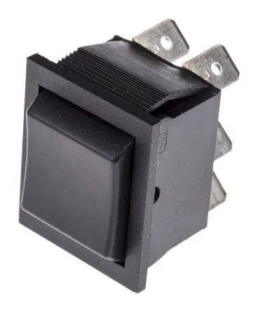 Produktfoto 1 von Arcolectric Panel Wippschalter 2-poliger Umschalter Ein-Neutral-Ein Ein-Aus-Ein, 16A, IP54, IP67