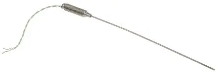 Produktfoto 1 von RS PRO Edelstahl Mineralisoliertes Thermoelement Typ K, Ø 1.5 mm x 150 mm → 1100 °C