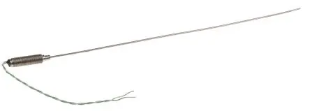Produktfoto 1 von RS PRO Edelstahl Mineralisoliertes Thermoelement Typ K, Ø 1.5 mm x 250 mm -40 °C → 1100 °C