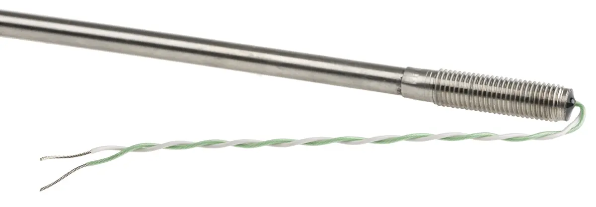 Produktfoto 1 von RS PRO Edelstahl Mineralisoliertes Thermoelement Typ K, Ø 6mm x 500mm → +1100°C