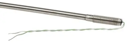 Produktfoto 1 von RS PRO Edelstahl Mineralisoliertes Thermoelement Typ K, Ø 6 mm x 500 mm -40 °C → 1100 °C
