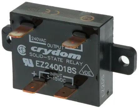 Produktfoto 1 von Sensata / Crydom EZ Panel Halbleiterausgang 280 V 15V dc / 18 A