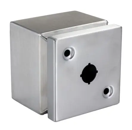 Rittal SM Edelstahl 304 Wandanschlusskasten RAL 5010 IP66, HxBxT 100 mm, 100 mm x 90 mm