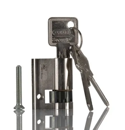 Produktfoto 1 von Rittal Silber Schlosseinsatz, Minigriff, Oberfläche Silber, 40 mm