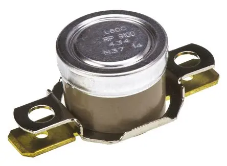 Produktfoto 1 von Honeywell Bimetall Thermostat, 45 °C Schließen/186 °C, 250 V ac SPST Klemme, Halterung