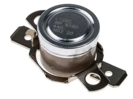 Produktfoto 1 von Honeywell Bimetall Thermostat, 110 °C Schließen/186 °C Öffnen oder Schließen bei Anstieg, Öffnen bei Temperaturanstieg,