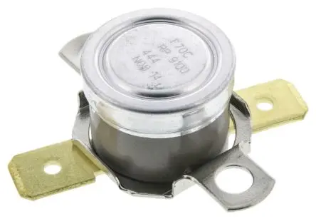 Produktfoto 1 von Honeywell Bimetall Thermostat, 70 °C Schließen/55 °C, 250 V ac SPST Halterung