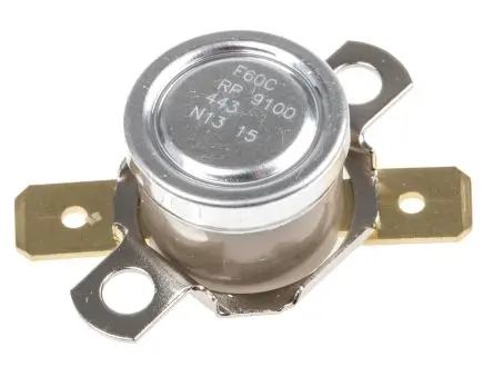 Produktfoto 1 von Honeywell Bimetall Thermostat, 60 °C Schließen/186 °C, 250 V ac SPST