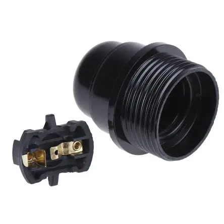 Produktfoto 1 von Orbitec Lampenhalter E27, E27 Gewindebolzen, 60 W, 1-Pin, Duroplastisches Harz, LED, Schraubbefestigung
