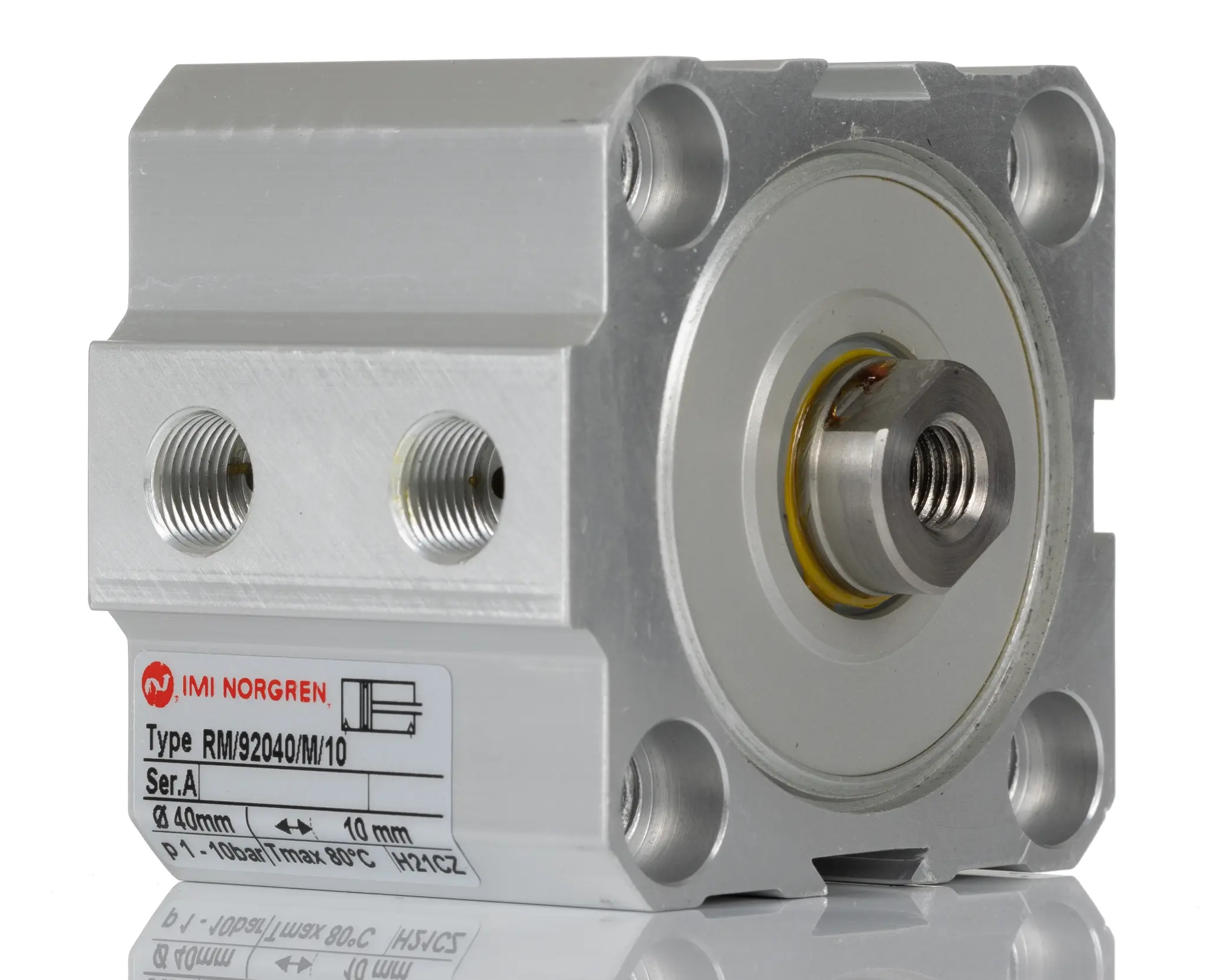 Norgren RM/92040/M 92040 Pneumatikzylinder 10 mm Doppeltwirkend, Bohrung Ø 40 mm, bis 10 bar