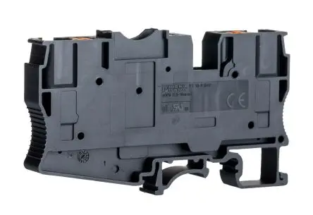 Produktfoto 1 von Phoenix Contact PT 10 Modularer Sicherungs-Anschlussklemmenblock 1 Schwarz, 0.5mm², 16 mm², 400V Einsteck-Anschluss