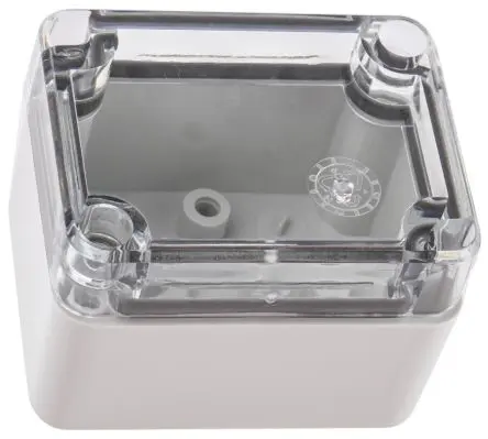 Produktfoto 1 von Fibox; Gehäuse; Polycarbonat; Grau IP66, IP67 Breite 50 mm Höhe 45 mm Länge 65 mm