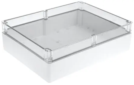Produktfoto 1 von Fibox; Gehäuse; Polycarbonat; Grau; IK08 IP66, IP67 Breite 230 mm Höhe 87 mm Länge 300 mm