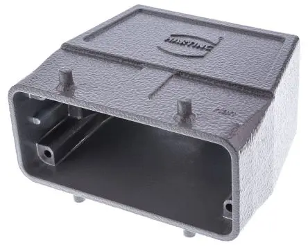 Produktfoto 1 von HARTING Han B Kappe für robusten Stromversorgungsstecker 2 Hebel 2 16B Gehäuse, IP65