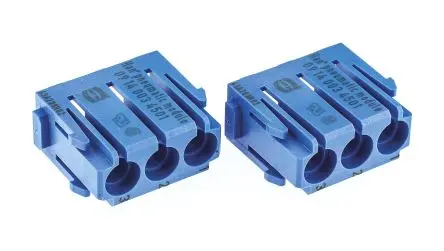 Produktfoto 1 von HARTING HAN Modular Modul für robusten Stromversorgungsstecker Stecker, 3-polig, Kabel, Steckverbindermodul
