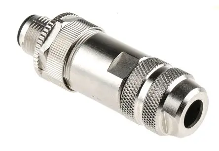 Produktfoto 1 von binder 713 20 M12 Rundsteckverbinder Stecker 4-polig Stecker 4A Kabel IP67