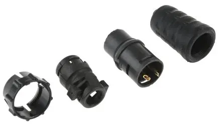 Produktfoto 1 von Switchcraft EN3 Standard Rundsteckverbinder Buchse 2-polig Buchse 7.5A Kabel, Kabel IP68, IP69K