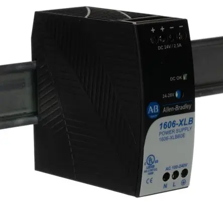 Produktfoto 1 von Allen Bradley 1606 DIN-Schienen Netzteil Geschalteter Modus 240V ac / 2.5 A 24V dc 480 W