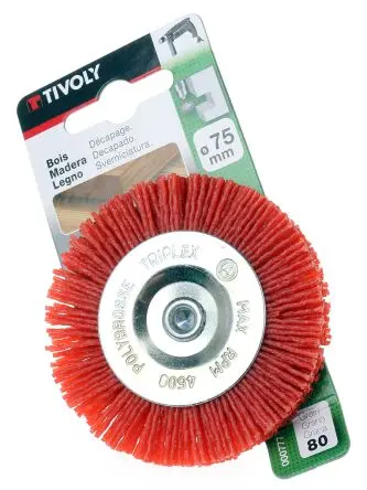 Produktfoto 1 von Tivoly Nylon Drilldraht Schleifbürste, Ø 75 mm