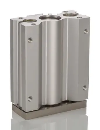 Produktfoto 1 von SMC MGQ Rc1/8 Pneumatik-Führungszylinder doppeltwirkend, Bohrung Ø 20mm / Hub 50mm bis 1 MPa