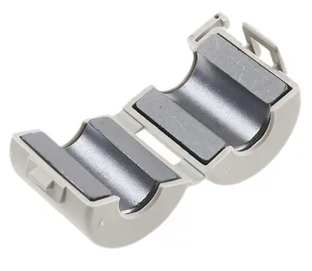 Produktfoto 1 von Essentra MTFC Ferrithülse, Typ Ringkern, für Kabel-Ø 7.6 mm, Ferrit, 275 Ω @ 100MHz Zum Öffnen 19.2 mm 20.6 mm 1