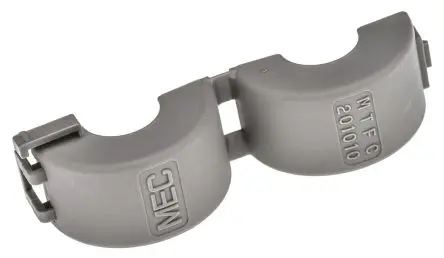 Produktfoto 1 von Essentra MTFC Ferrithülse, Typ Ringkern, für Kabel-Ø 9.8 mm, Ferrit, 225 Ω @ 100MHz Zum Öffnen 23.3 mm 14.7 mm 1