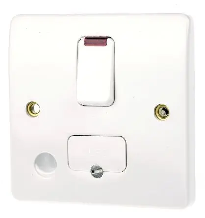 Produktfoto 1 von MK Electric Gesicherte Abzweigdose 1 Ausbrüche Geschaltet 12.5 mm min. 250V ac 13A