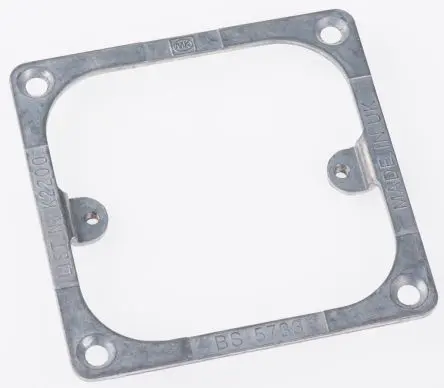 Produktfoto 1 von MK Electric Rahmen Grau Metall 1 Ausbrüche