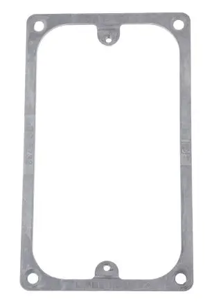 Produktfoto 1 von MK Electric Rahmen Grau Metall 2 Ausbrüche