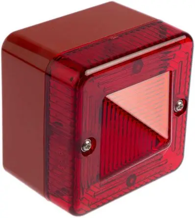 Produktfoto 1 von e2s L101X Xenon Filament/Warnsummer Signalleuchte 230V ac Rot Oberfläche x 83 mm IP66