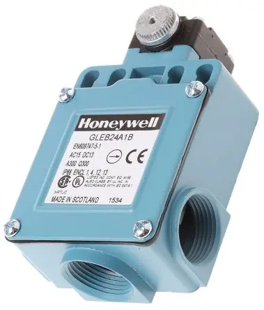 Produktfoto 1 von Honeywell GLE Endschalter, 2-poliger Wechsler, 2 Schließer/2 Öffner, IP 67, Zinkdruckguss, 6A Anschluss PG13.5