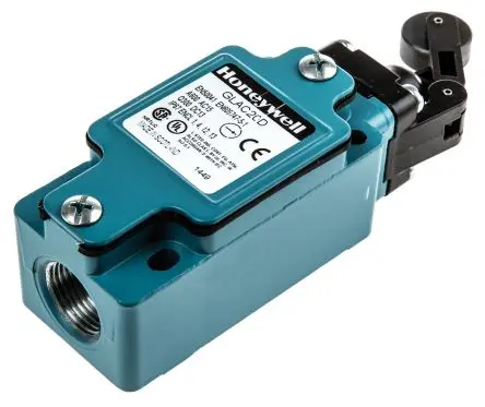 Produktfoto 1 von Honeywell GLA Endschalter, Rollenhebel 2 Öffner/2 Schließer, IP67, Zinkdruckguss 600V ac 6A