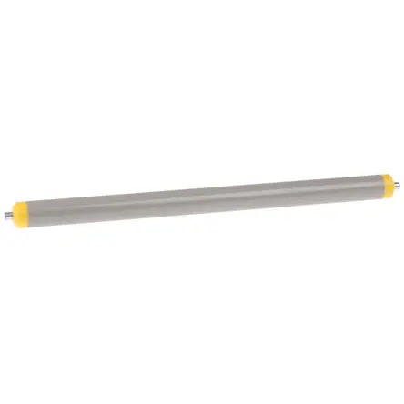 Produktfoto 1 von Interroll Kunststoff, Rund Transportrolle Ø 20 mm x 450 mm, Federbelastet Spindel 6 mm, Stahl 467 mm