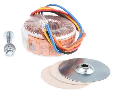 Produktfoto 1 von Nuvotem Talema Ringkerntransformator, Primär 230 V ac / Sekundär 2 x 6 V ac 2 Ausg. 15 VA, 1.25A 0.3 kg 60 Hz 50 Hz